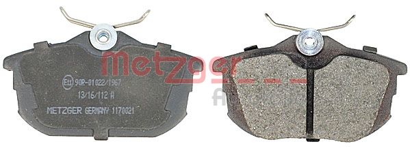 METZGER 1170021 Bremsbelagsatz, Scheibenbremse